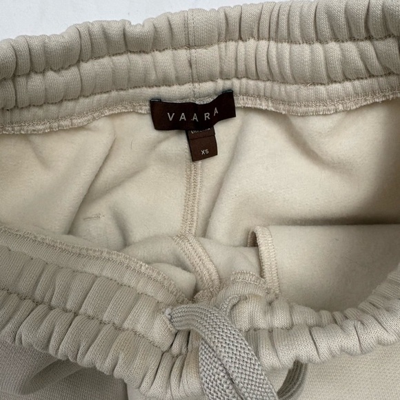 Vaara - Women's Cream/Tan Hoodie and Sweatpants 2pc Set S pants / M hoodie - Picture 5 of 9